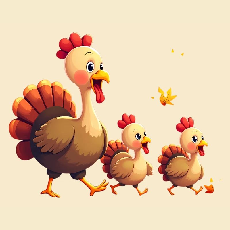 Bébé dinde de Thanksgiving