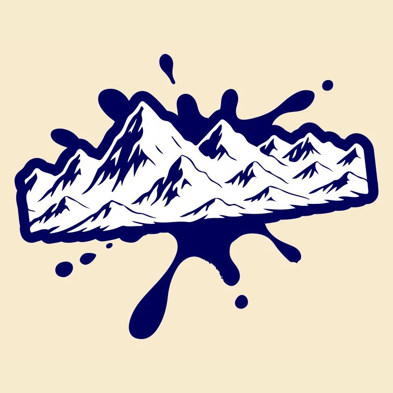 Berge Klecks