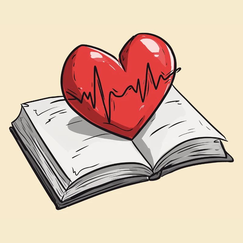 Beating Heart Shaped Book Pulse Design