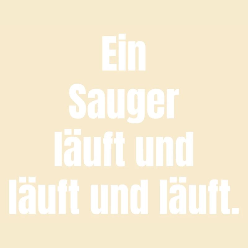 Ein Sauger läuft