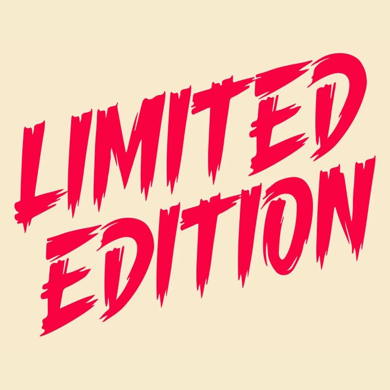 Limitierte Edition Neon Pinseltext
