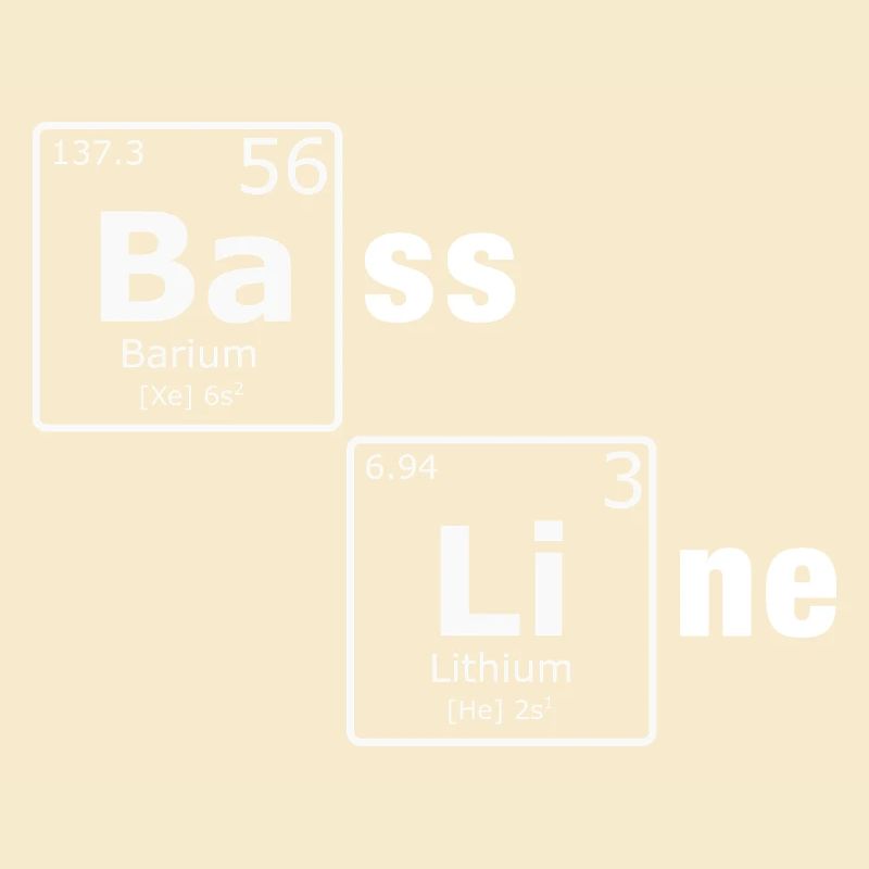 Bass Line PSE Periodic Table Elements Nerd