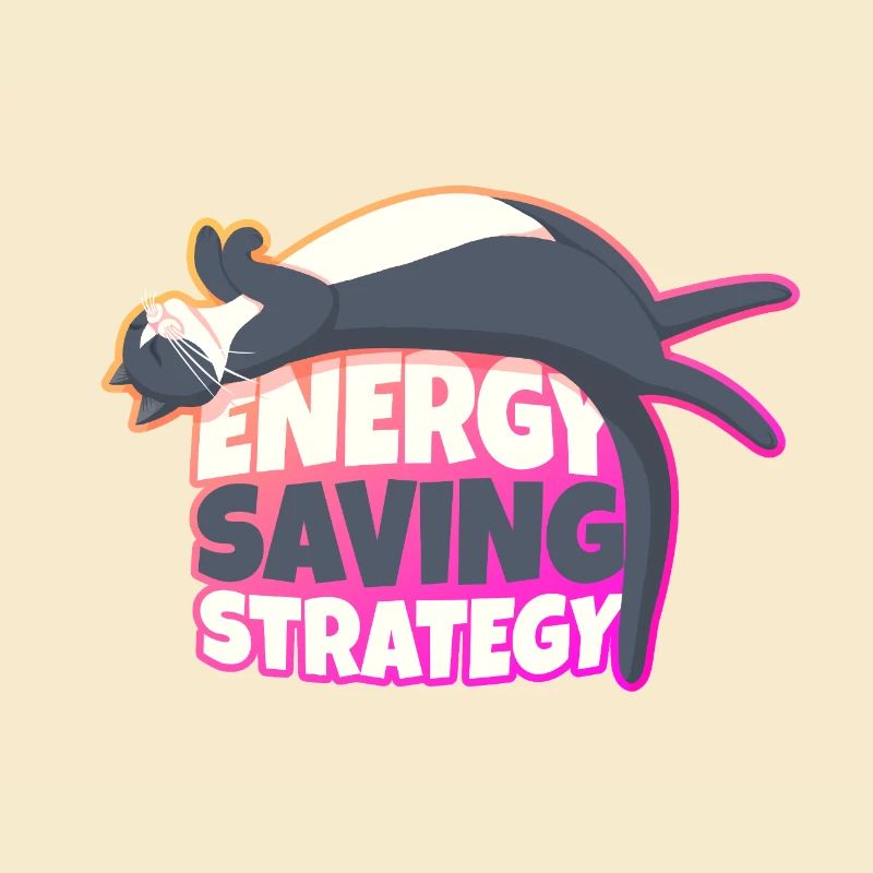 Energy Saving Strategy Cat