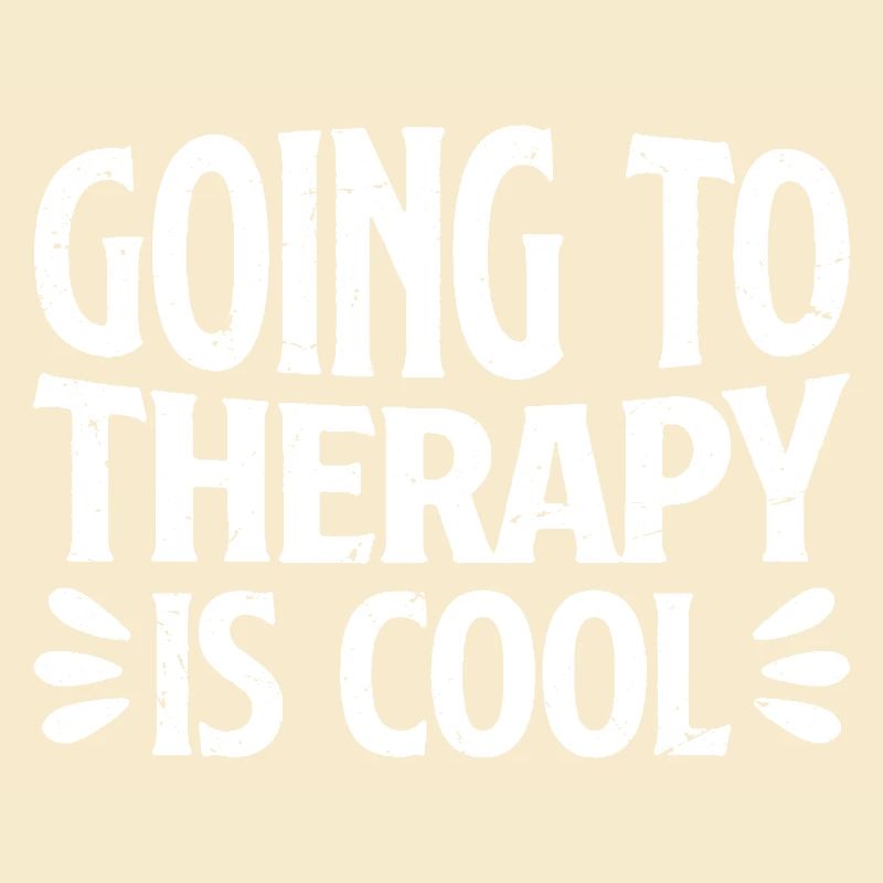 going to therapy is cool