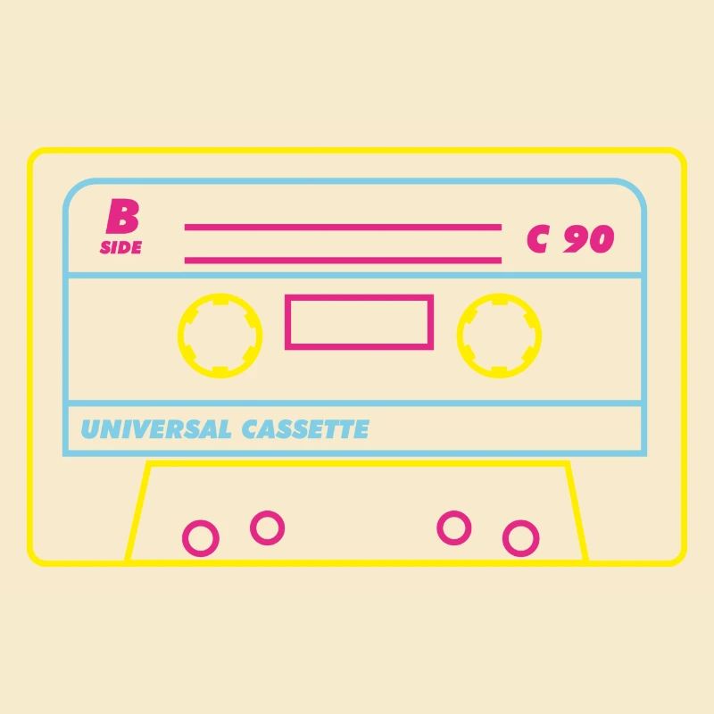 Kassette Audio 80s / Neon
