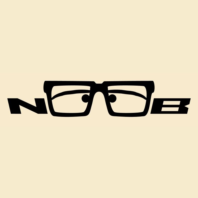 Noob verres visage comique Nerd