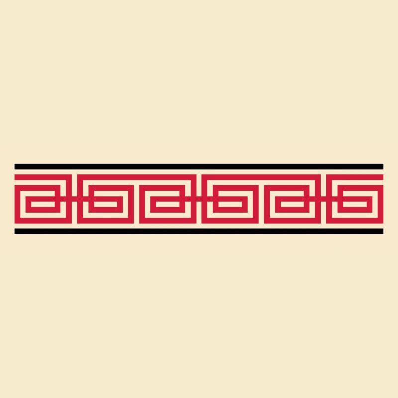 Rotes Ornament Design