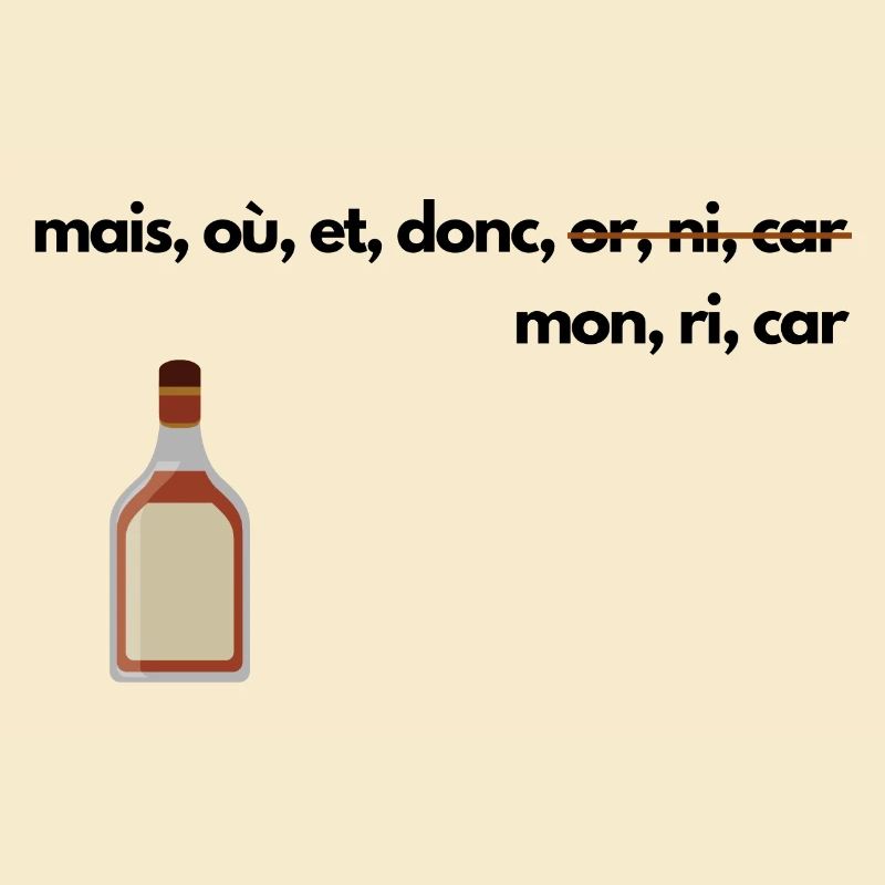 Conjonctions de coordination, pastis