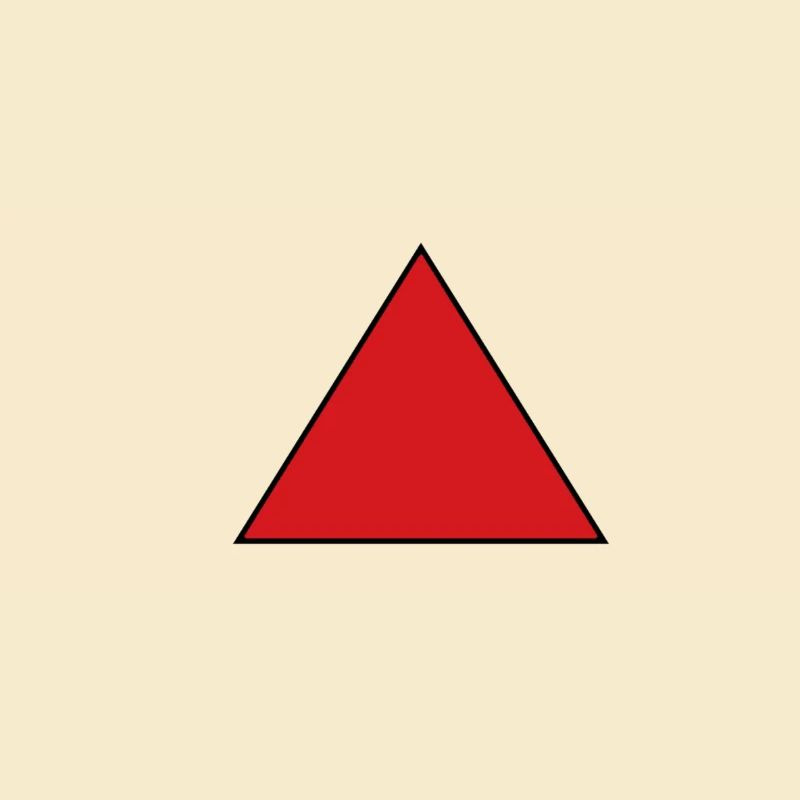Triangle red