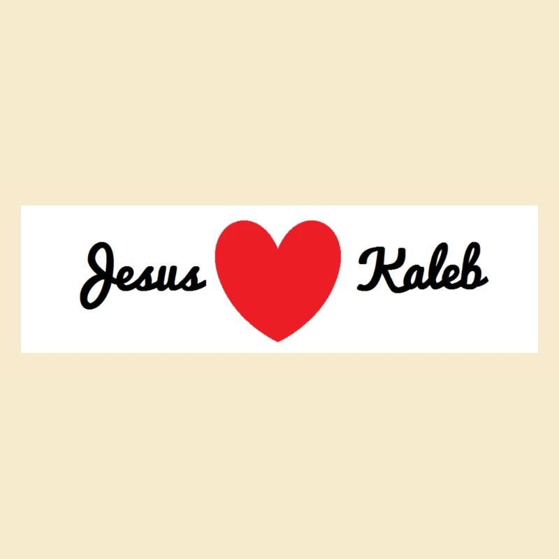 Jesus liebt Kaleb