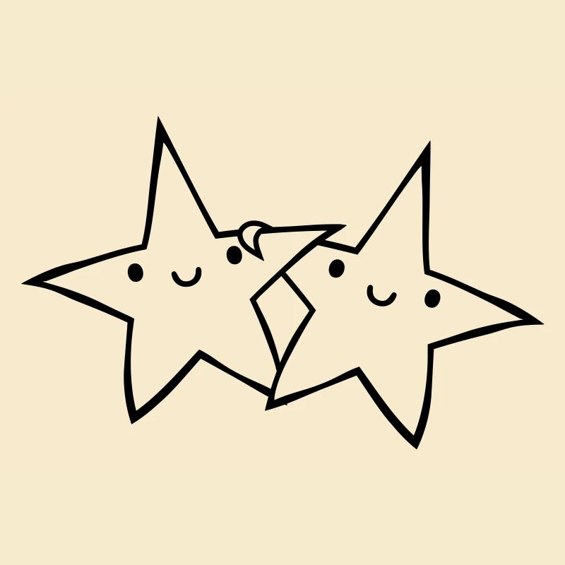2 Sternchen Paar