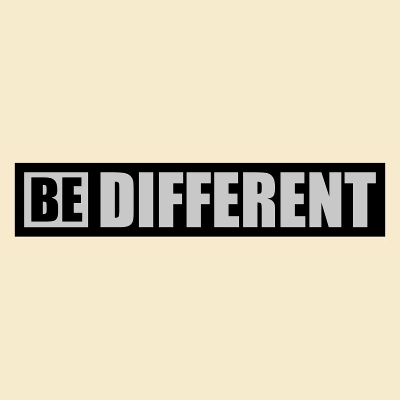 Soyez différent Logo Design