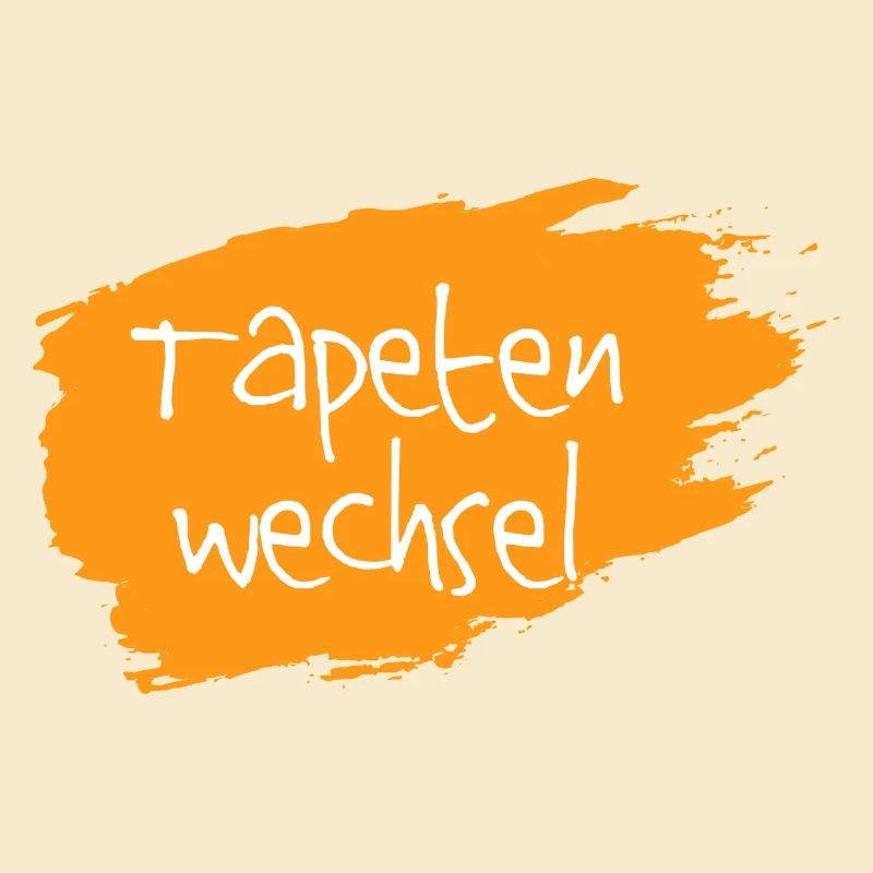 Tapetenwechsel orange