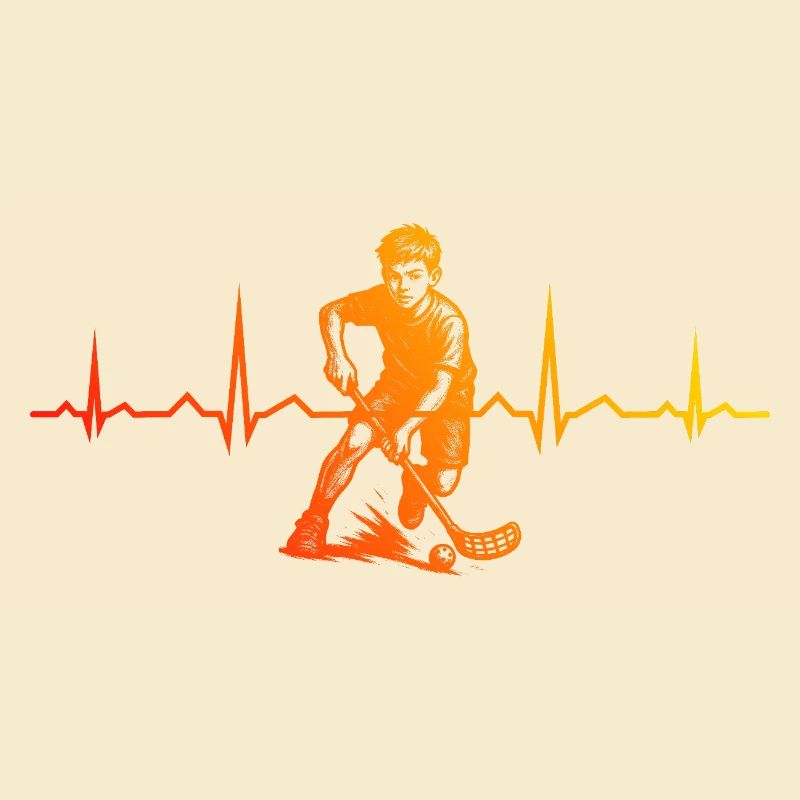 Modern Floorball Artwork