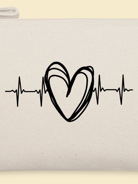 Scribble Herz EKG Herzschlag