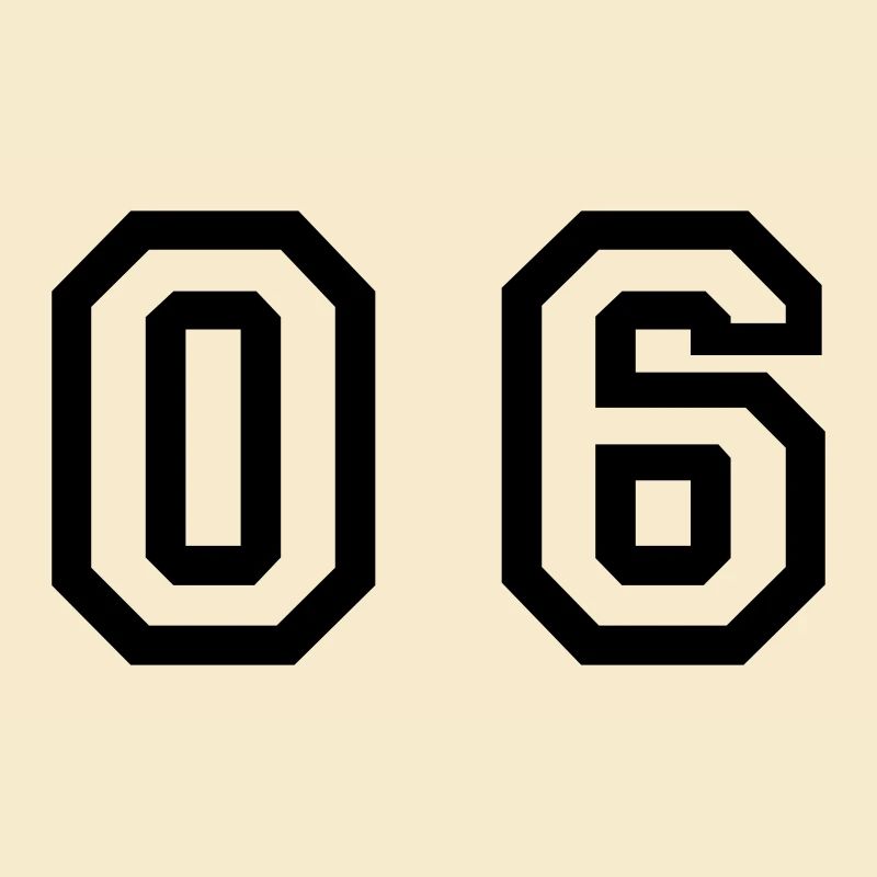 number - 06 - zero six