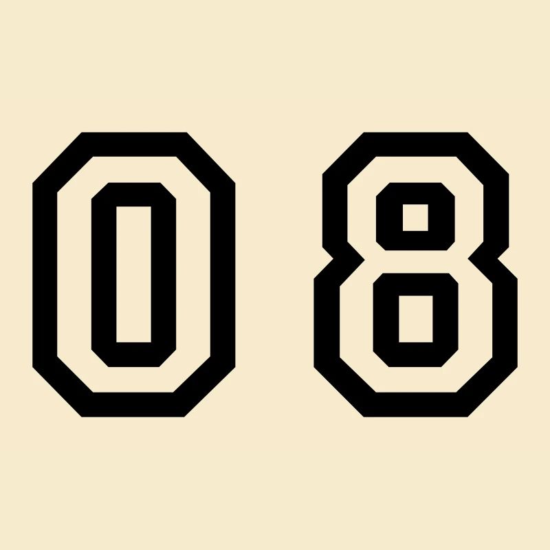 Nummer - 08 - null acht