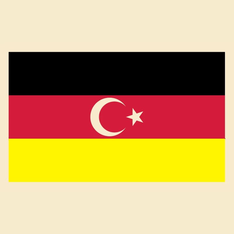German Turkish flag