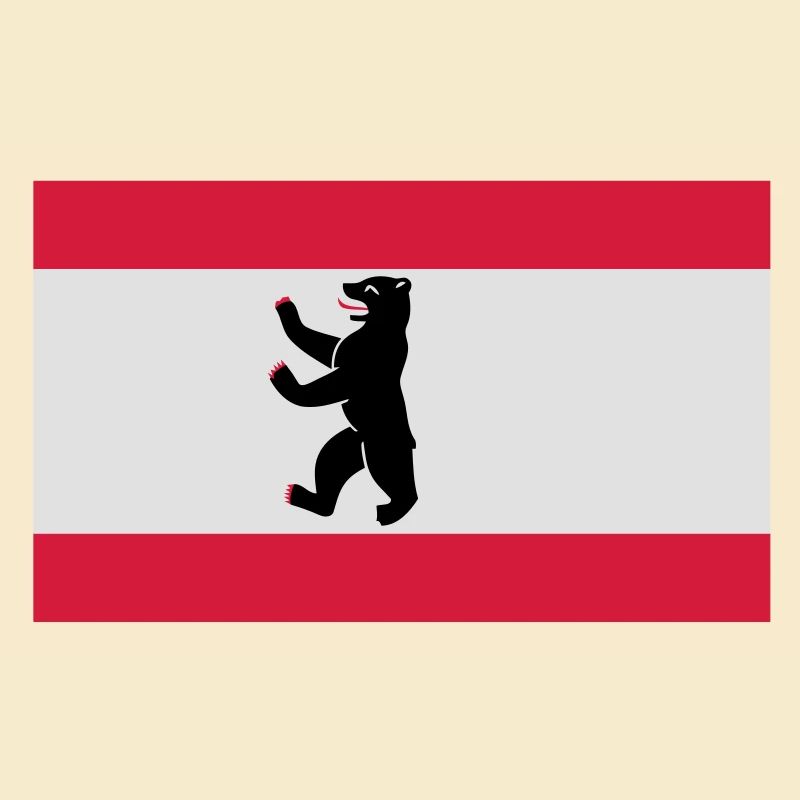 Flagge von Berlin