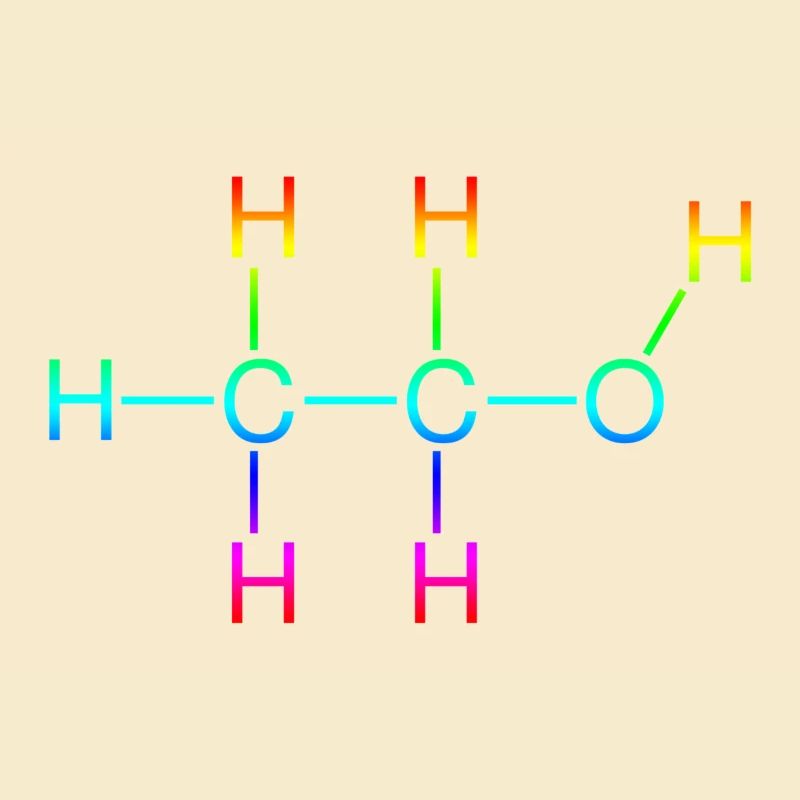 Ethanol Alkohol Strukturformel