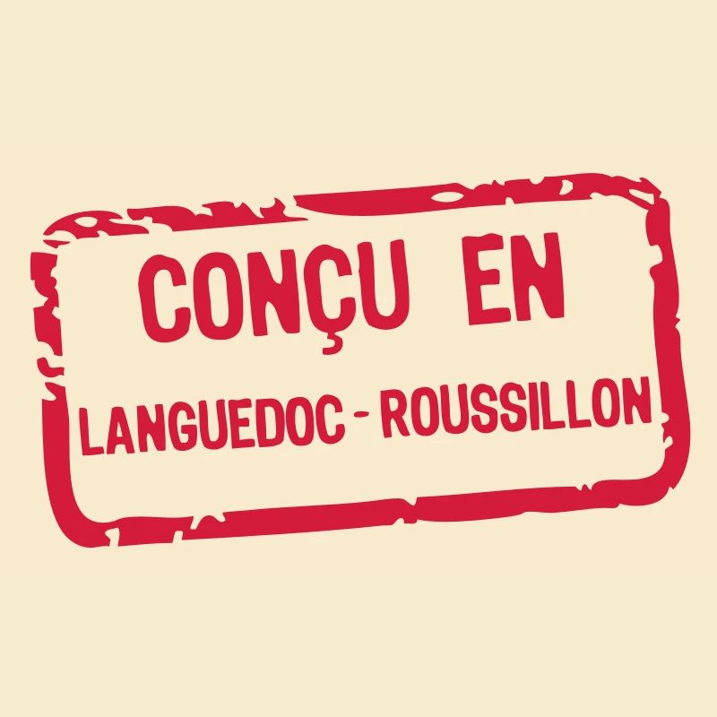 designed label Languedoc Roussillon