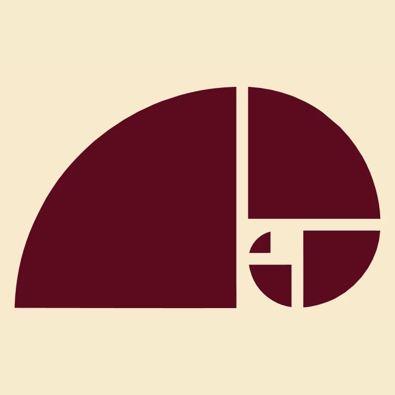 Section dorée, spirale, Fibonacci, phi, physique