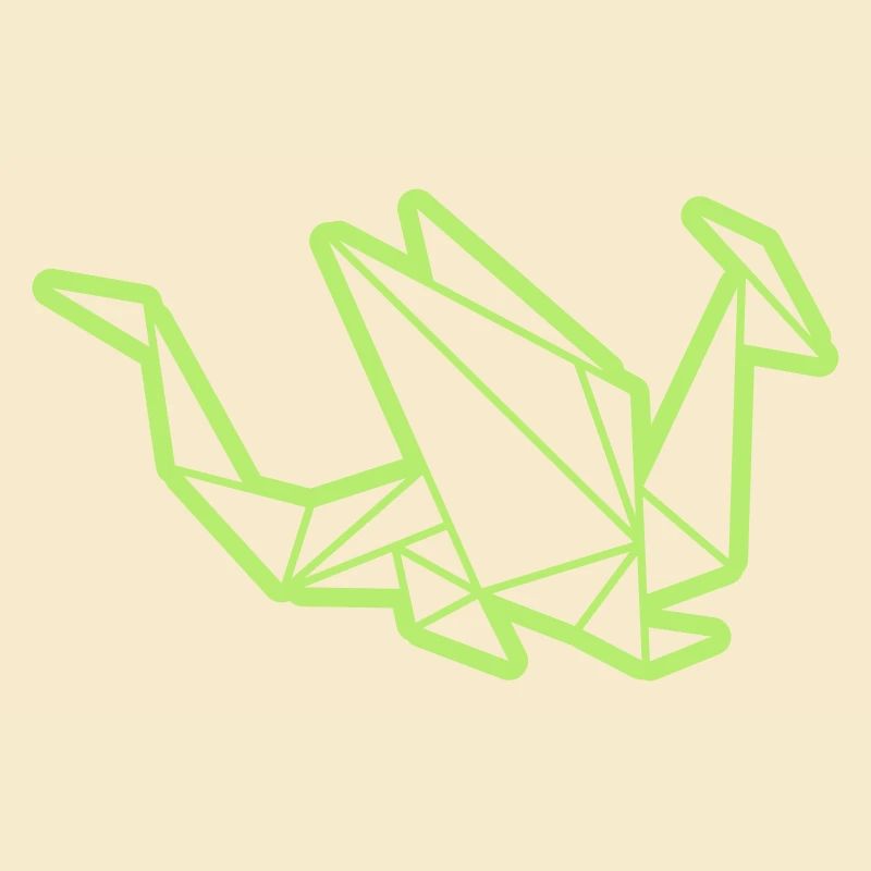Origami: stolzer Drache