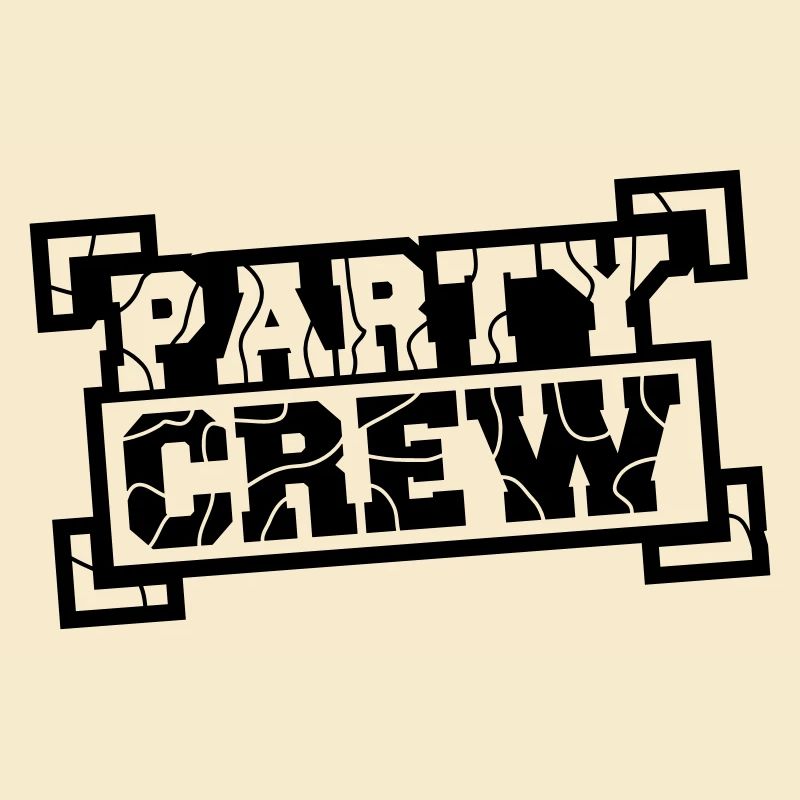 Party Crew Stamp Design