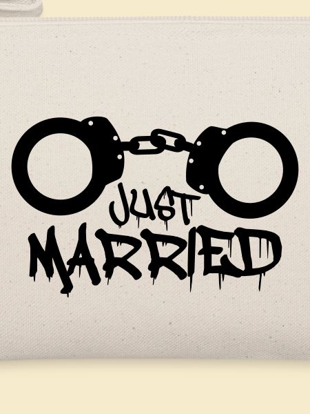 Just married Handschellen Gefangen lustig