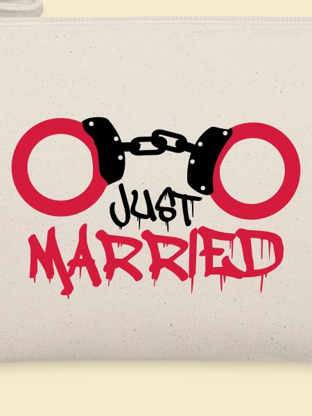 Just married Handschellen Gefangen lustig