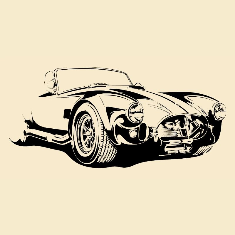 cobra car symbol oldtimer team classic Auto icon