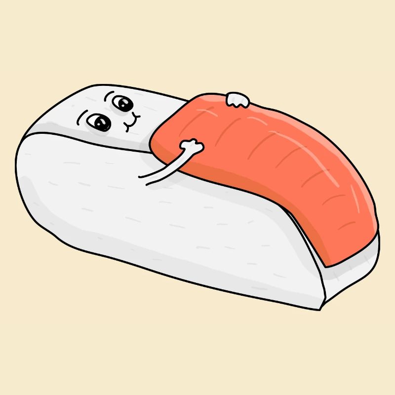 Schlafendes Sushi