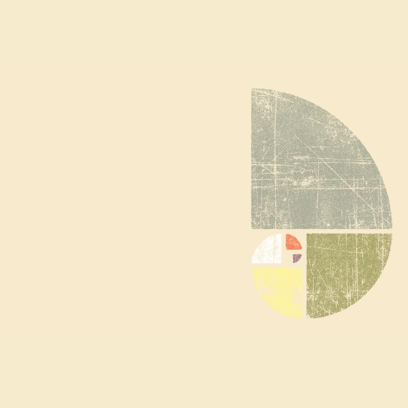 Distressed Fibonacci Spirale