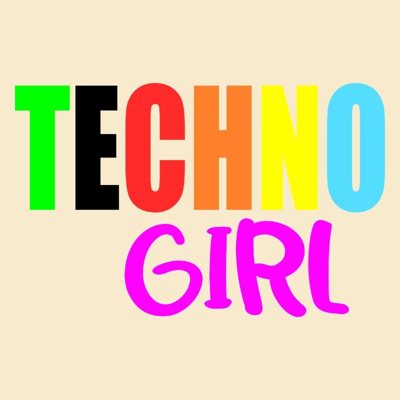 Techno-Mädchen