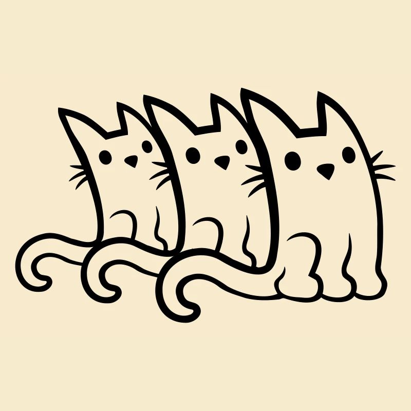 Team 3 cute cats