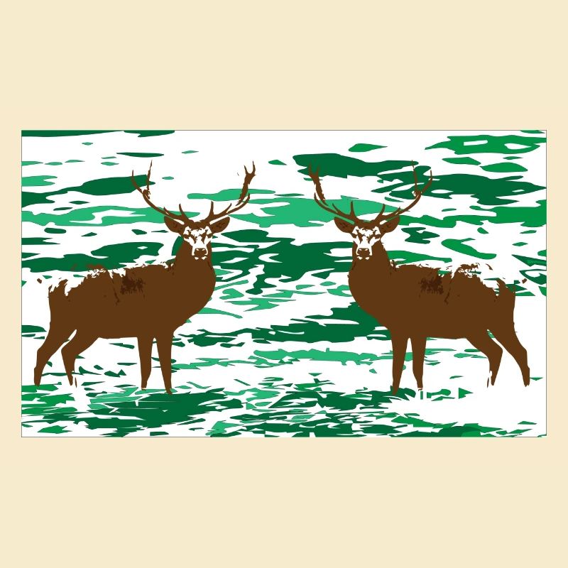 Hirsche im Wald