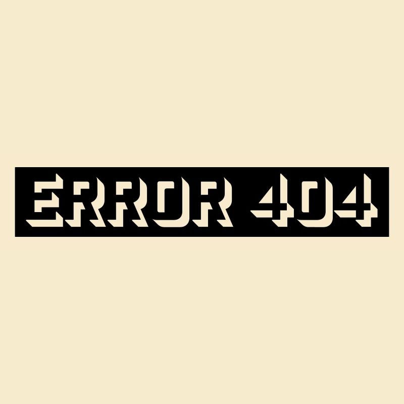 404 Error Computer Message