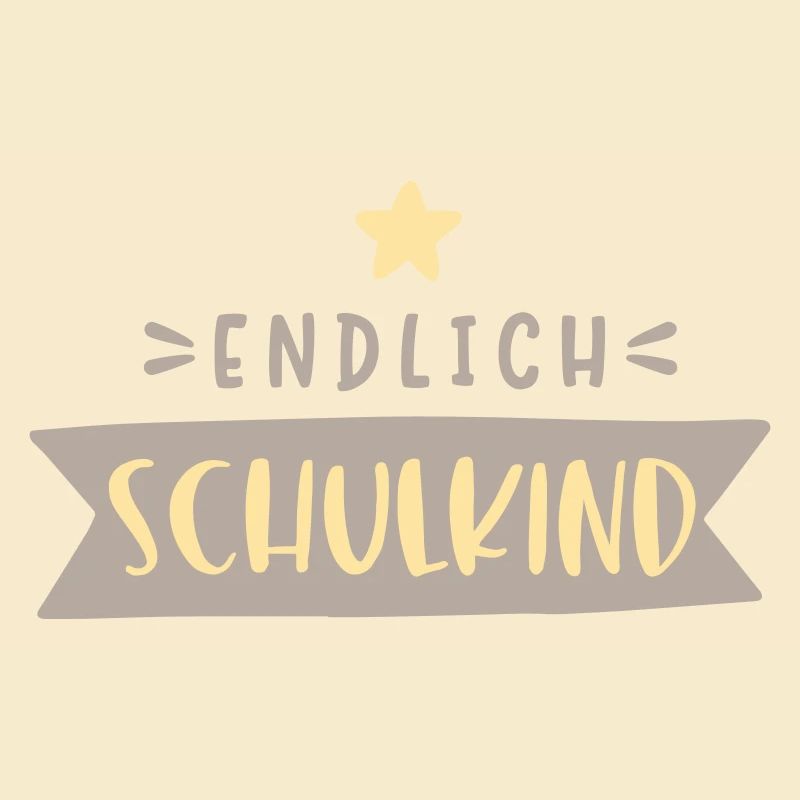 endlich Schulkind mit Stern