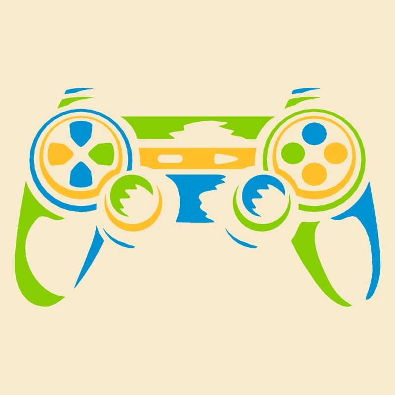 Colorful Controller Retro Console