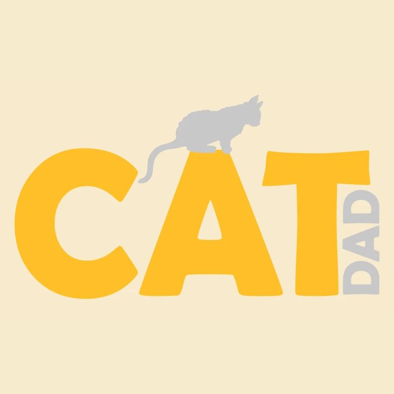 Conception du logo Cat Dad