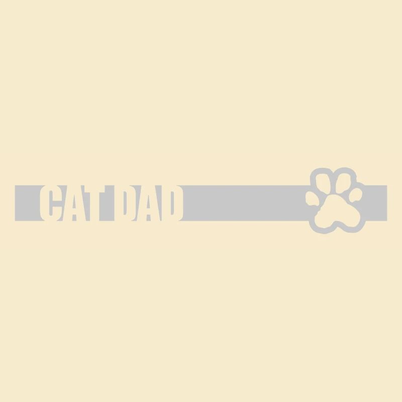 Streifen Design Cat Dad