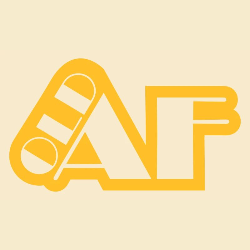 old AF Text Logo