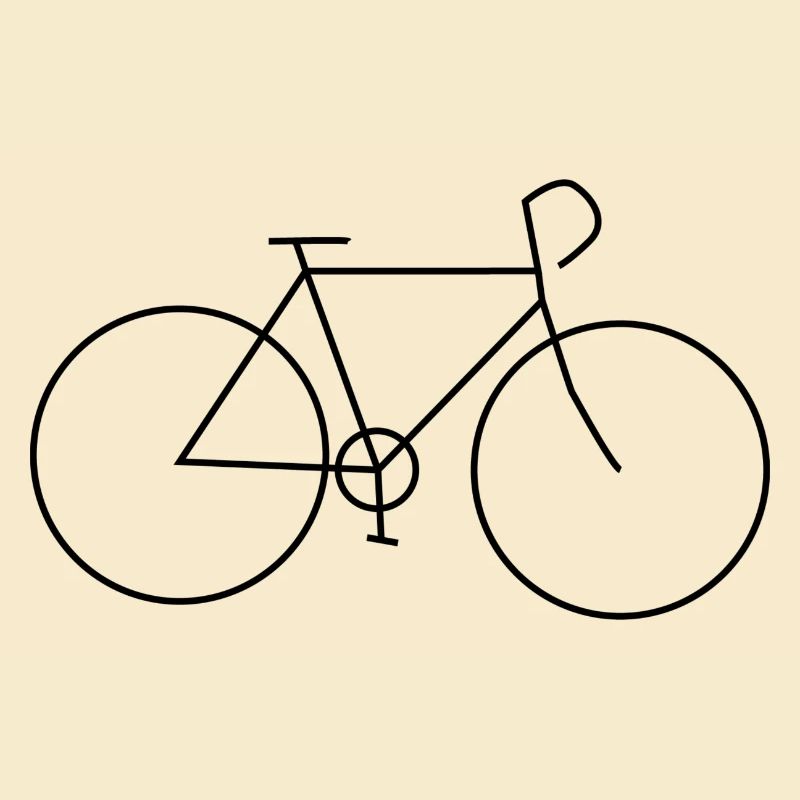 Vélo de route - Simple Strichzeitung Bicycle