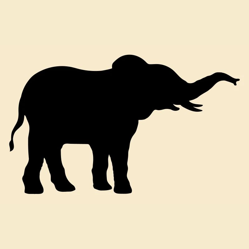 Elefant cool Silhouette Design