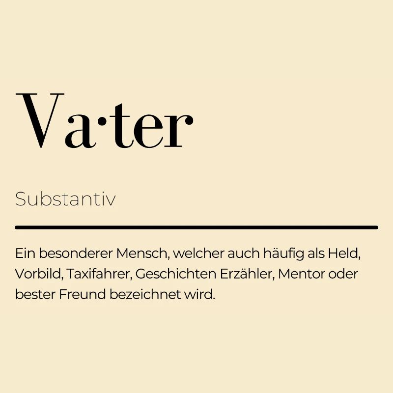Vater Duden Spruch
