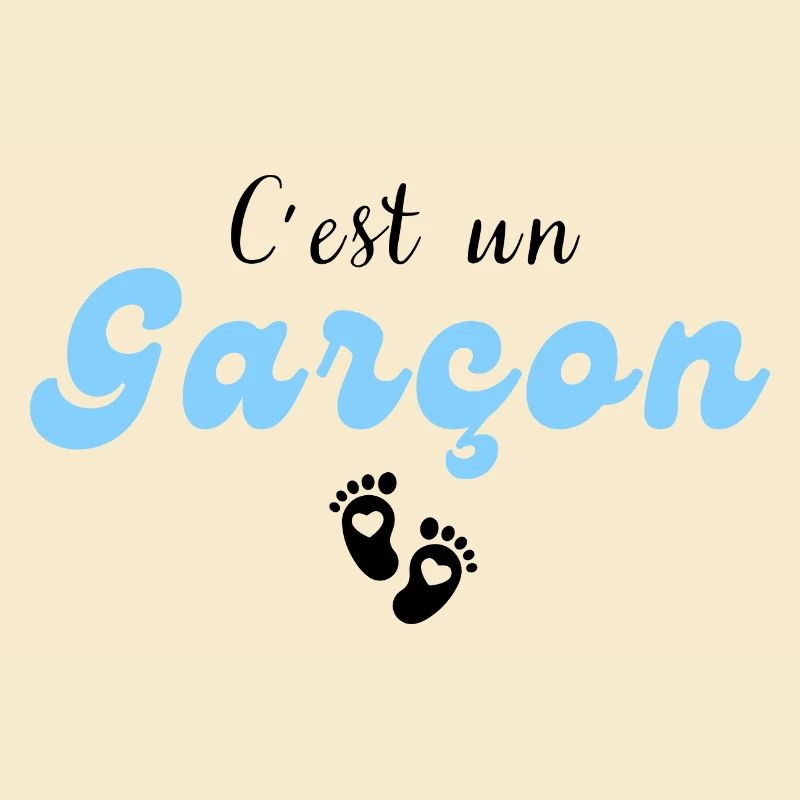 C'est un garçon-annonce grossesse