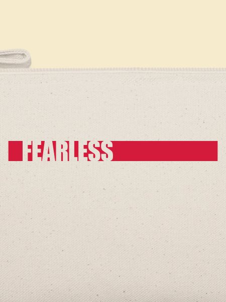 fearless Text Zitat Design