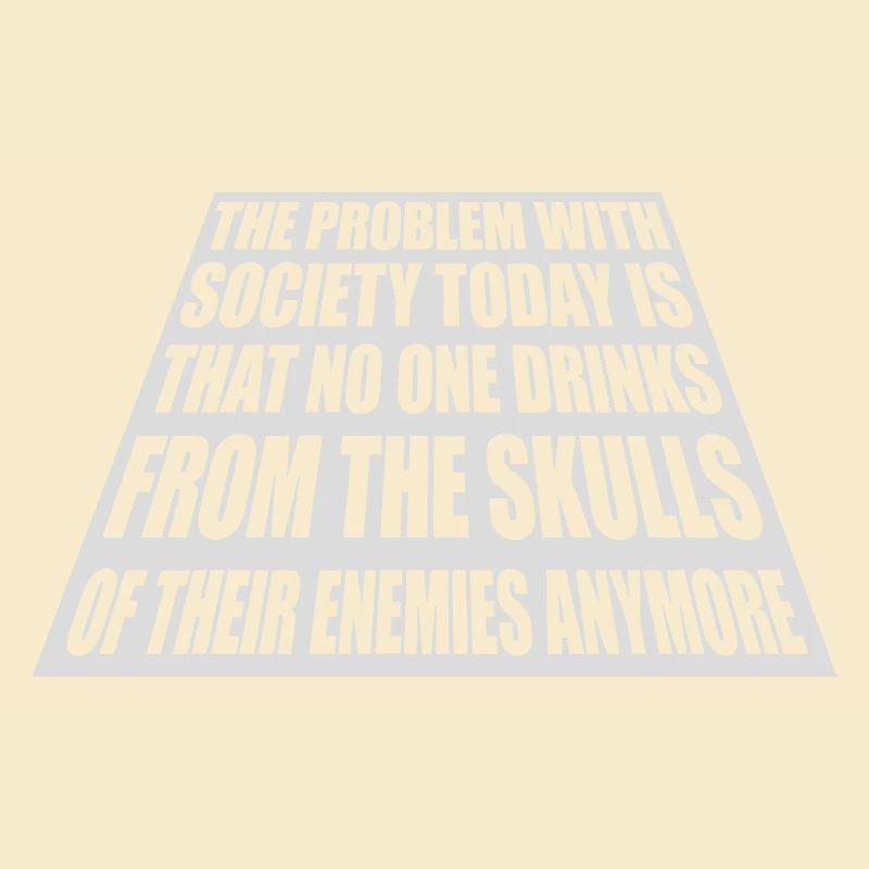 drinks from enemies skulls