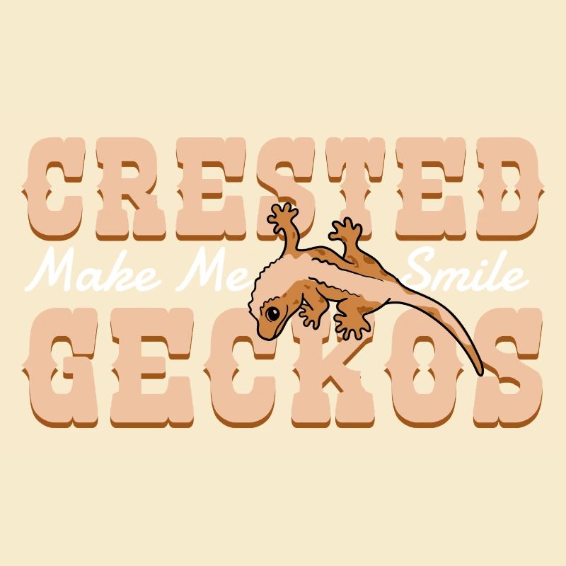 Exotic Animal Cute Crested Geckos Lizard