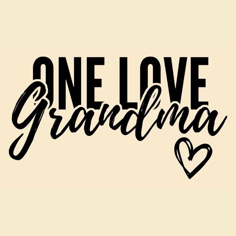 ON AIME GRAND-MÈRE. CADEAU DE GRAND-MÈRE.